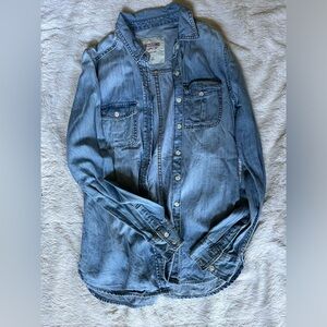 Mossimo Chambray Denim Button-Down Shirt